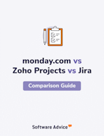 Jira vs. Zoho Projects vs. Monday.com Comparison
