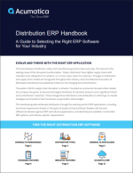 Ultimate Distribution ERP Handbook