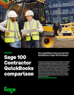 Sage 100 Contractor QuickBooks Comparison