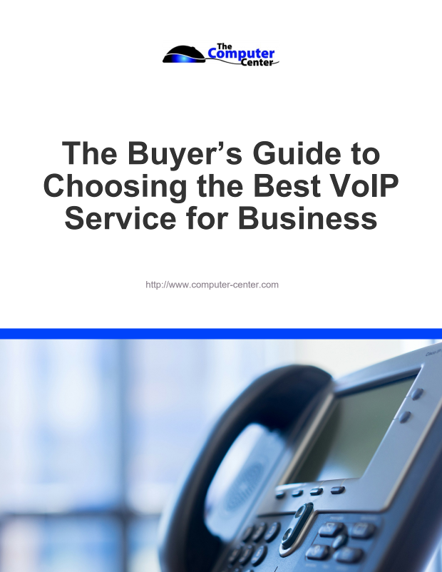 The Buyer's Guide to Choosing the Best VoIP Service for Business cover