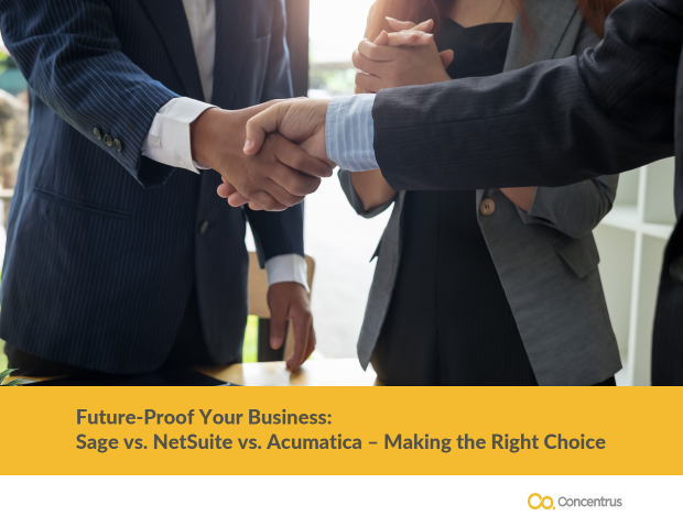 Future-Proof Your Business: Sage vs. NetSuite vs. Acumatica - Making the Right Choice cover