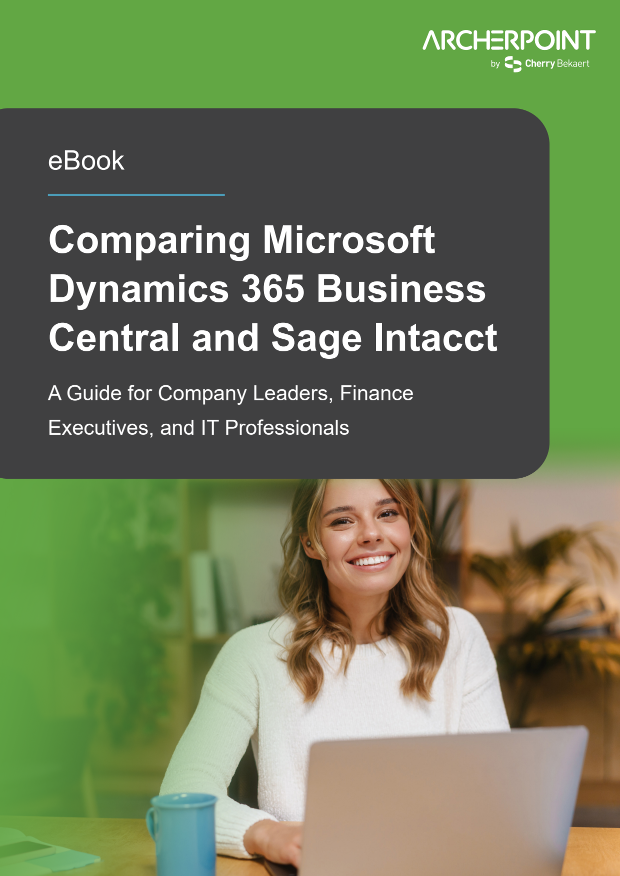 Comparing Microsoft Dynamics 365 Business Central and Sage Intacct cover