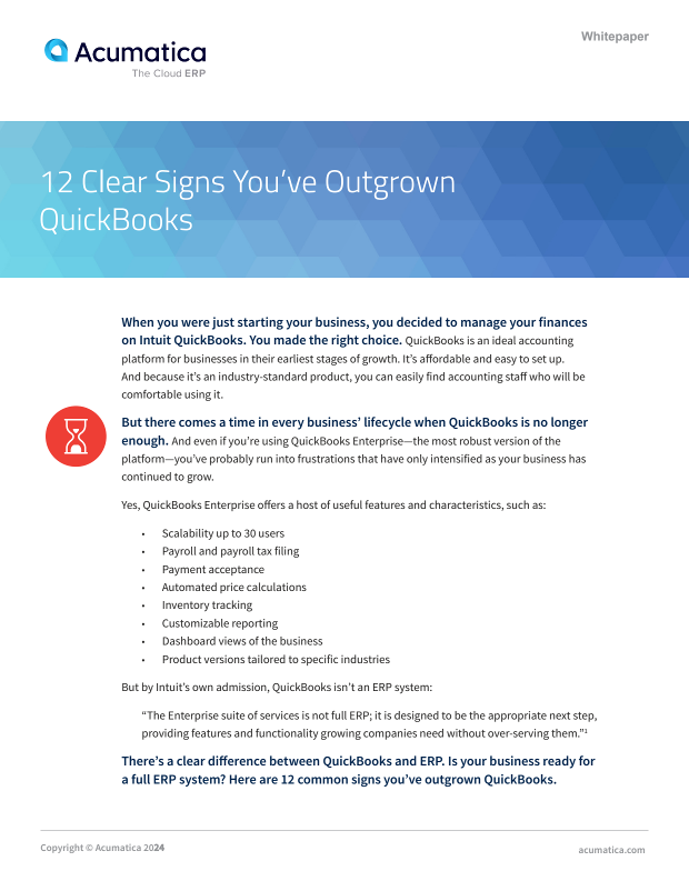 12 Clear Signs You've Outgrown QuickBooks cover