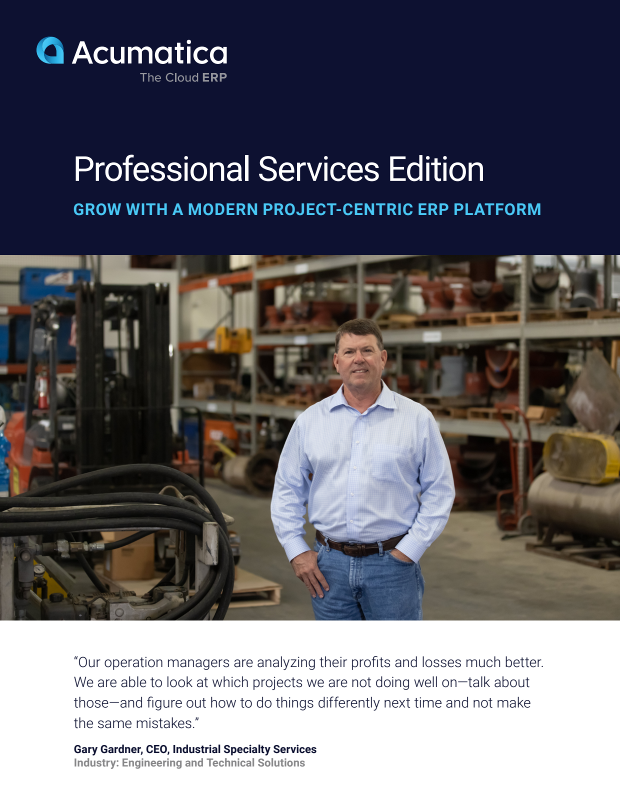 Acumatica Professional Services Edition