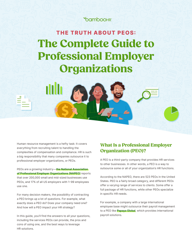 The Truth About PEOs: The Complete Guide to Professional Employer Organizations cover