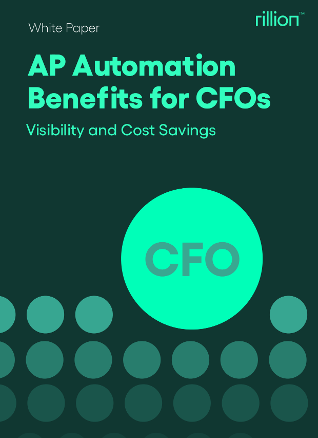 AP Automation Benefits for CFOs: Visibility and Cost Savings cover