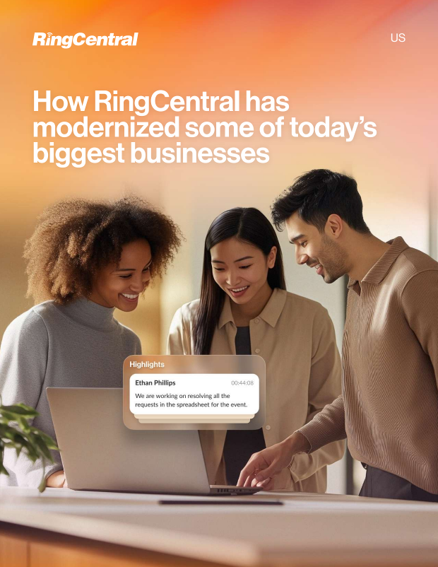 How RingCentral Has Modernized Some of Today's Biggest Businesses cover