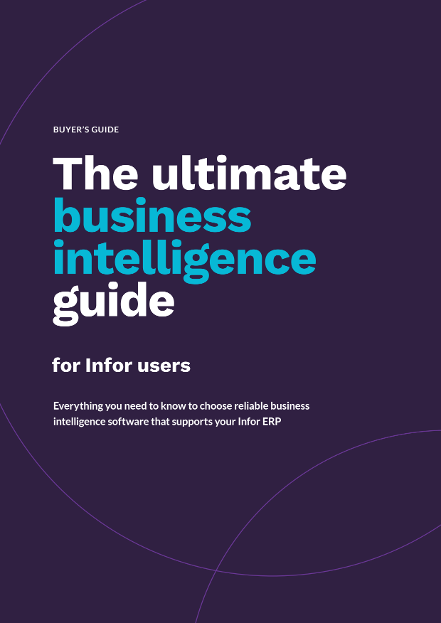 The Ultimate Business Intelligence Guide for Infor Users cover