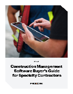 Construction Management Software Buyer's Guide for Specialty Contractors